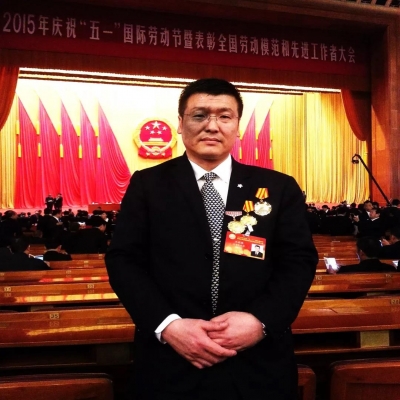 记全国先进工作者、大连市旅顺口区殡仪馆副馆长王德强